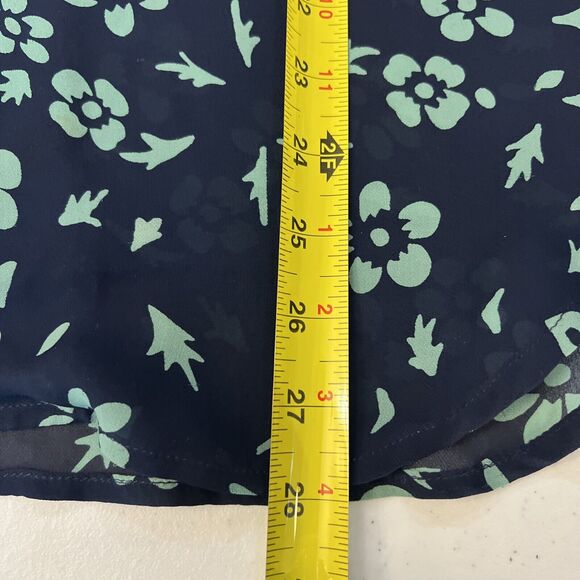 Vintage Y2K 100% Silk Semi Sheer button down office career Women’s Blouse Large - Picture 6 of 10